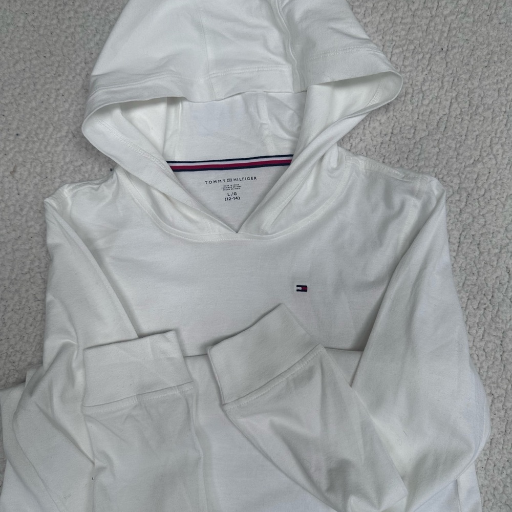 Tommy Hilfiger White Hoodie T-shirt